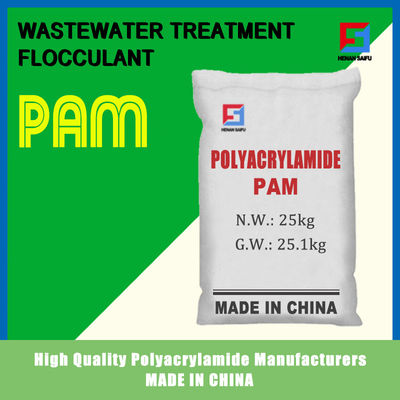 जल उपचार CPAM Cationic Polyacrylamide पाउडर रसायन स्लज डीवाटरिंग के लिए: